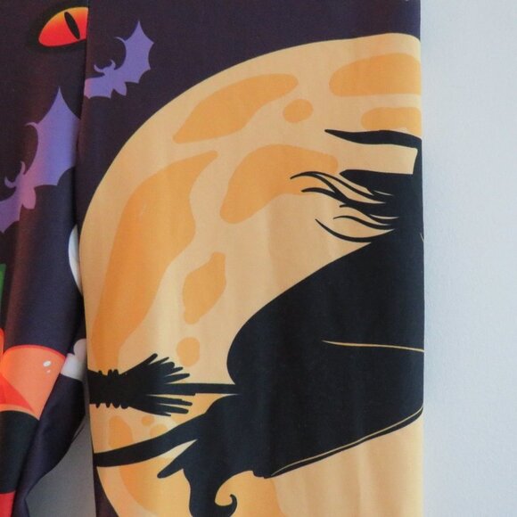FIERCEPULSE Halloween Witch Leggings Pumpkin Goth Punk Alt Cosplay - Size S - Picture 5 of 14